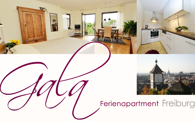 Herzlich Willkommen beim Ferienapartment Gala in Freiburg